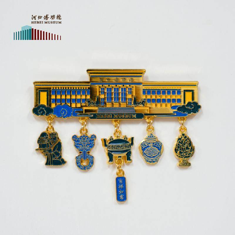 河北博物院文创好物河北博物院建筑及文物文创冰箱贴 文创磁帖