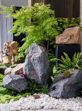 pu仿真石头造景摆件泡沫假石头贴墙户外庭院景观石室内软装假山