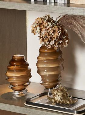 现代轻奢客厅电视柜壁龛摆件高级感小众书房书柜样板间家居装饰品