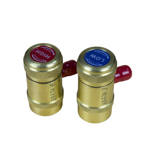 汽车空调冷媒表组 R744压力仪表组加氟冰种表组合工具厂家 - 图1