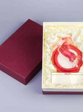 琉璃生肖马摆件客厅办公室装饰工艺品招财摆设商务礼品生日礼物