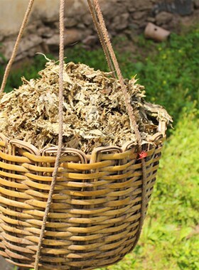 蕲春古艾 纯手h工古法制作石臼蕲艾绒250g /可做艾条/肚兜/艾绒垫