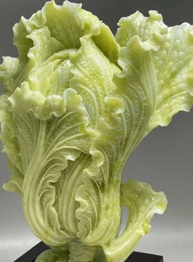 白菜花瓶摆件开花白菜客q厅电视柜酒柜玄关家居装饰品乔迁新居礼