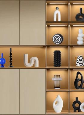 诚艺现代客厅酒柜轻奢高档摆件家居电视柜办公室软装饰摆设工艺品