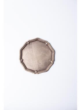 覆古花边做旧铁艺托 托盘蛋糕架ins风高脚托 托盘果盘家居装饰甜