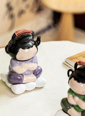 想开 瞭香薰炉陶瓷摆饰高级小众生日礼物女生卧室创意装饰