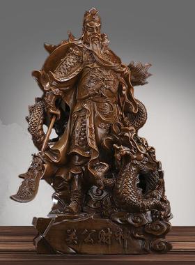 武财神关公像供奉神像招财摆件武圣关羽家用客厅店铺前台开业礼品