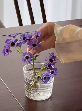 插花玻璃球花枝固定神器艺术