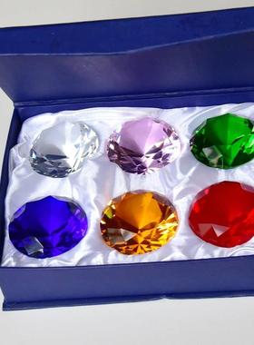玻璃水晶钻石摆件1厘米至10厘米专属定制家居装饰品店面柜台点缀