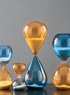 北欧ins创意沙漏计时器桌面摆件现代简约家居装饰品儿童生日礼物