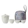 Travel tea set portable set one pot four cups ceramic quick cup home outdoor camping tea set national trend small set
