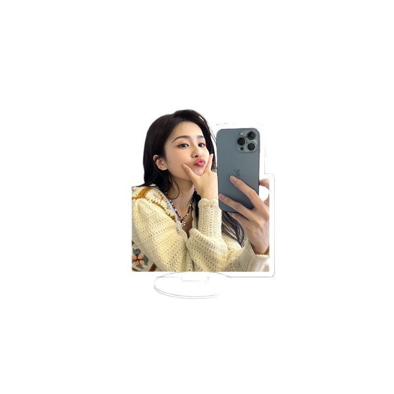 白鹿新款迷你立牌白梦妍亚克力桌面摆件宁安如梦明星周边立牌定制 - 图0