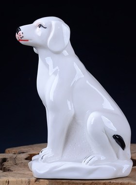 优选陶瓷十二12生肖大小号猪鼠牛虎兔龙蛇马羊猴鸡狗摆件风水招财