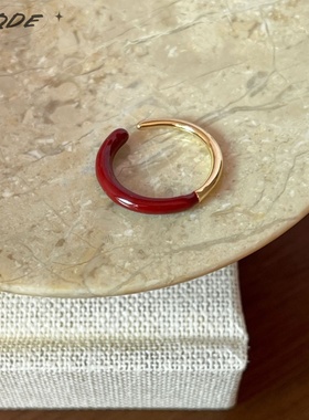 auQDE小红书同款复古轻奢戒指