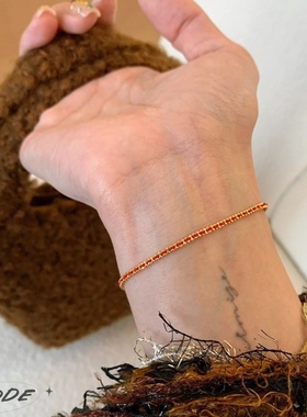 auQDE手工红绳手链轻奢明星同款