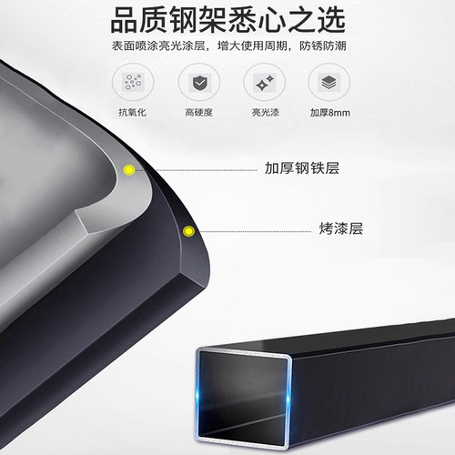 办公桌椅组合简约现代办公室职员电脑桌4/6四六人位办公桌员工位 - 图0