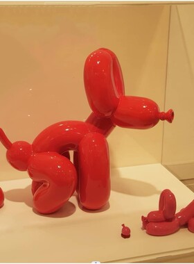 杰夫昆斯JeffKoons便便气球狗狗治癒系摆件雕塑北欧ins潮流壁挂