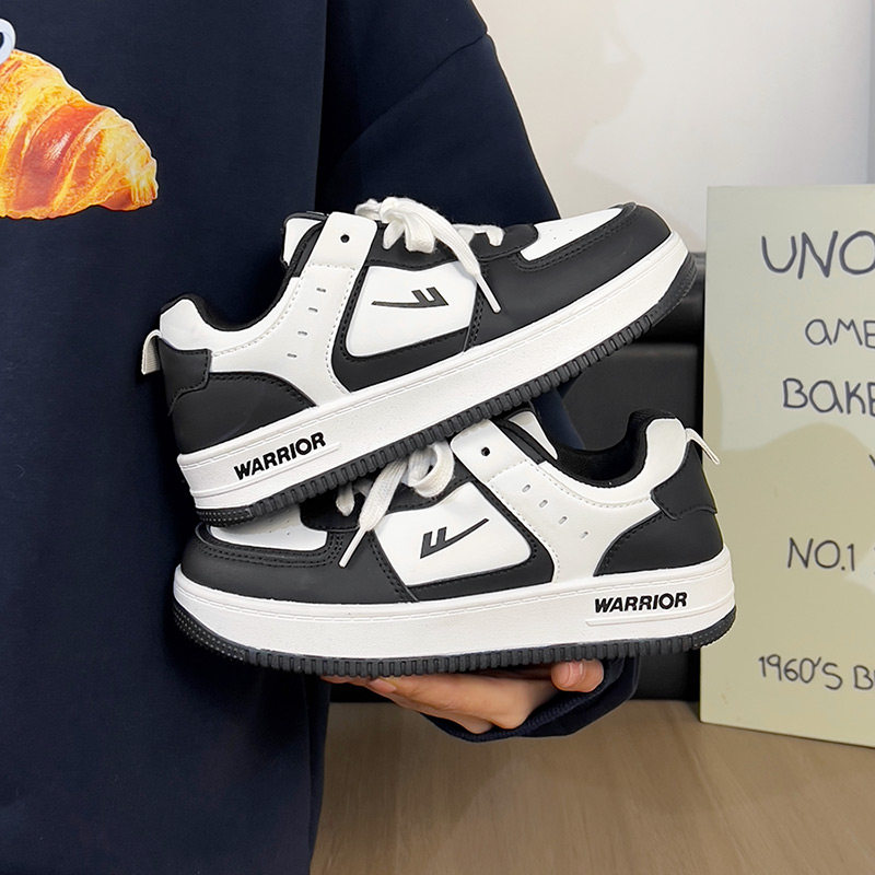 回力板鞋男款2025新款爆款百搭黑白熊猫男鞋黑白百搭学生休闲鞋,淘宝优惠券,粉丝福利购,淘宝优惠卷