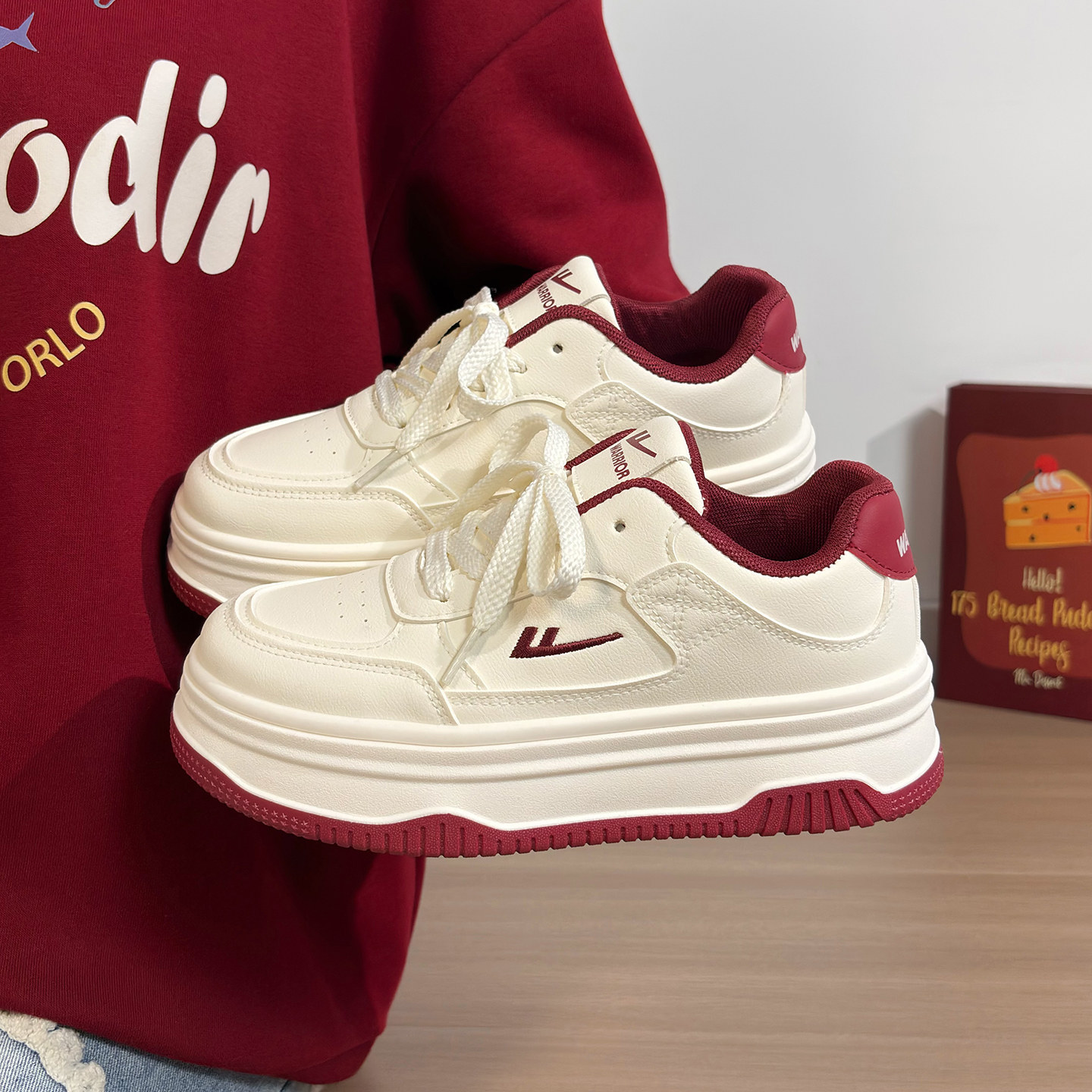 回力鞋子女加绒厚底板鞋女款2025新款秋季百搭小白鞋运动休闲鞋女,淘宝优惠券,粉丝福利购,淘宝优惠卷