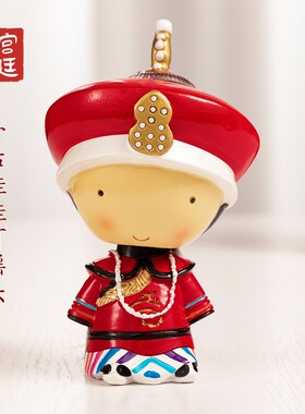 优选宫廷宝贝帝后大婚摇头娃娃结婚摆件天作之合新婚订婚新人礼物