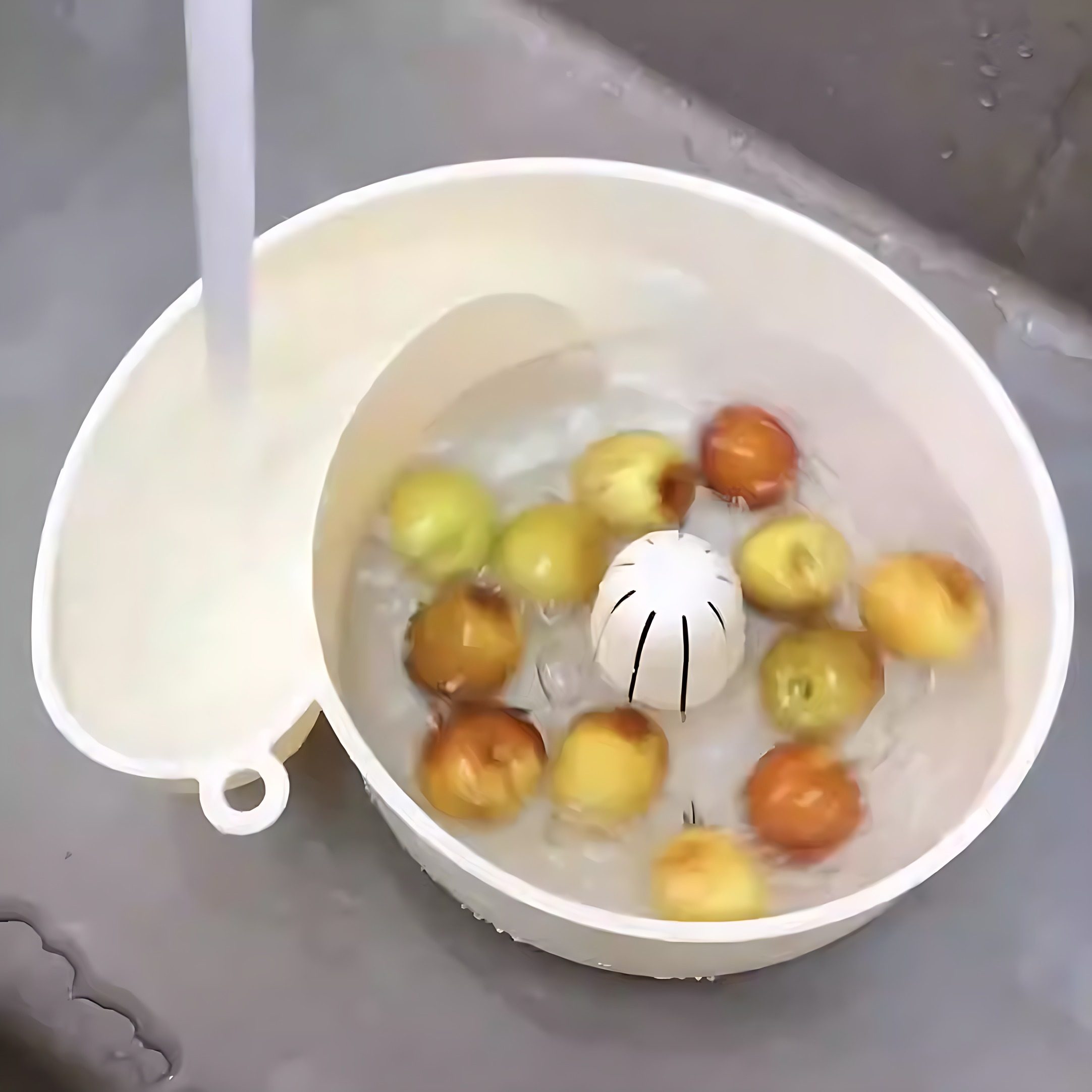 自动洗水果神器创意蜗牛果盆水槽沥水篮多功能冲洗豆子洗菜盆筛子,淘宝优惠券,粉丝福利购,淘宝优惠卷