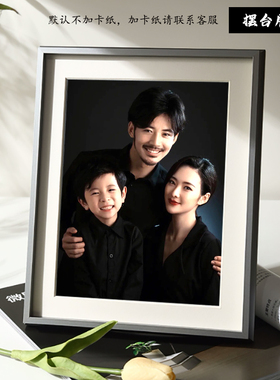 婚纱照片打印冲洗影楼艺术照全家福写H真放大做成相框挂墙摆台定