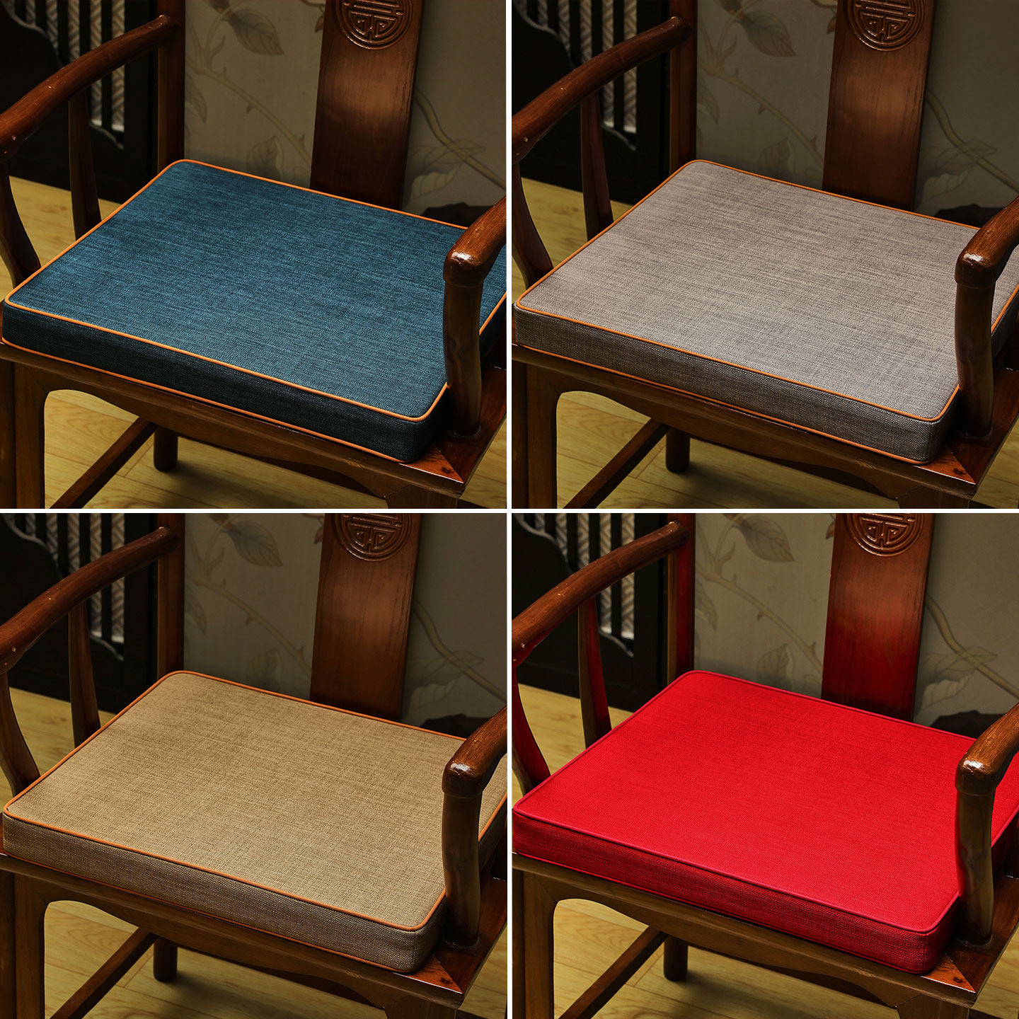 中式坐垫椅子垫乳胶红木沙发实木圈椅茶椅垫餐椅垫子座垫茶桌椅垫,淘宝优惠券,粉丝福利购,淘宝优惠卷
