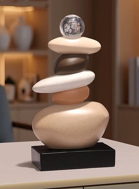 时来运转玄关酒柜摆件轻奢客厅电视柜家居装饰办公室桌面礼物