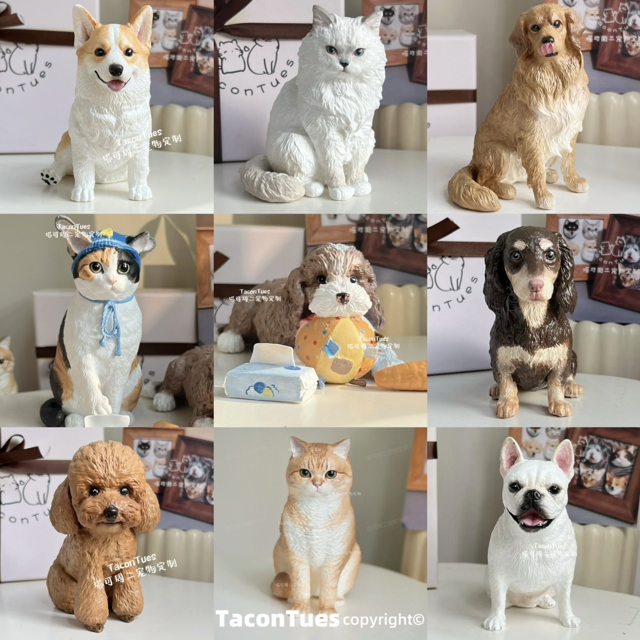 【塔可周二宠物定制】3D建模宠物全身定制手办,淘宝优惠券,粉丝福利购,淘宝优惠卷