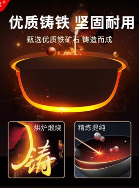 【热销N0.1】扬子铸铁无涂层电锅