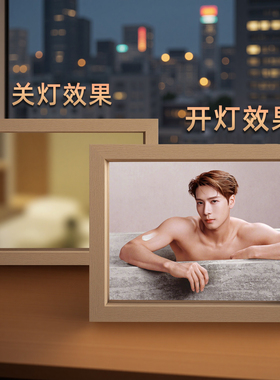 王嘉尔JacksonWang镜子灯光画