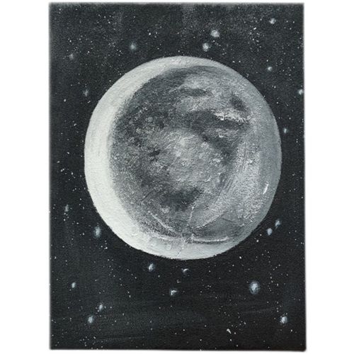 优选月球肌理画diy材料全套石英砂丙烯手工解压手绘画画填色数字 - 图3