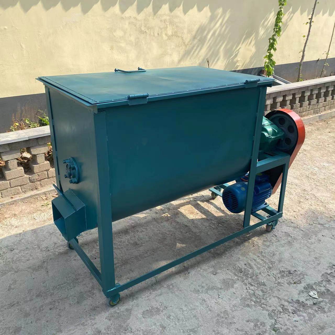 鲁强牌卧式混合搅拌机 不锈钢混料搅拌机 100斤不锈钢混合拌料机,淘宝优惠券,粉丝福利购,淘宝优惠卷