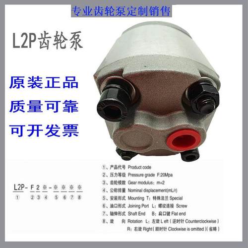 齿轮泵L2P-F4.2/4.8/2.6/3.2/3.7/2.1/5.0/5.8/1.2LKB-NOBF液压泵 - 图0