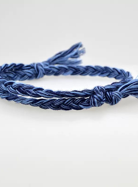 极超细编织手绳日式手链明星同款男女手工手环棉绳民族风手链闺蜜