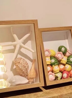 新款立体中空木质相框展示框