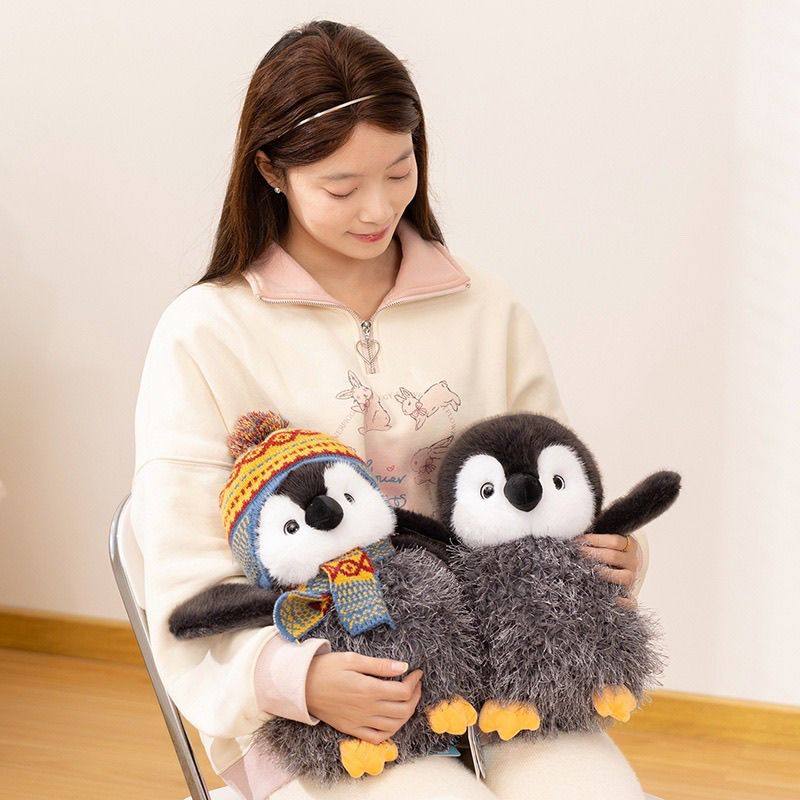 非常宝贝追梦企鹅公仔毛绒玩具戴帽子木棉企鹅玩偶女生儿童礼物,淘宝优惠券,粉丝福利购,淘宝优惠卷