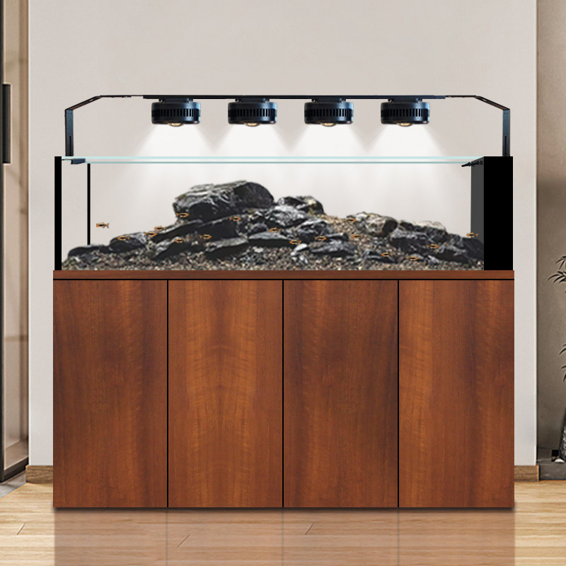 御品空间2025新款鱼缸原生野采溪流缸超白玻璃造景底部过滤水族箱,淘宝优惠券,粉丝福利购,淘宝优惠卷