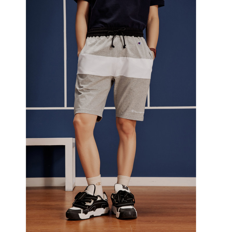 Champion冠军短裤男夏季官方纯色刺绣潮流运动卫裤休闲裤男,淘宝优惠券,粉丝福利购,淘宝优惠卷