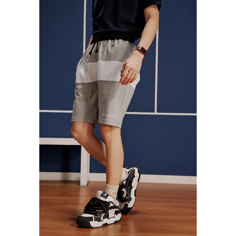 Champion冠军短裤男夏季官方纯色刺绣潮流运动卫裤休闲裤男,淘宝优惠券,粉丝福利购,淘宝优惠卷