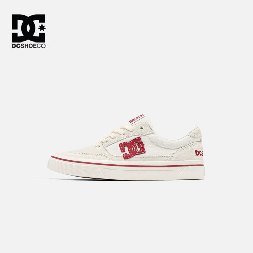 DCSHOES CANVAS 夏季新款男鞋帆布鞋真皮小白鞋休闲鞋男 - 图3