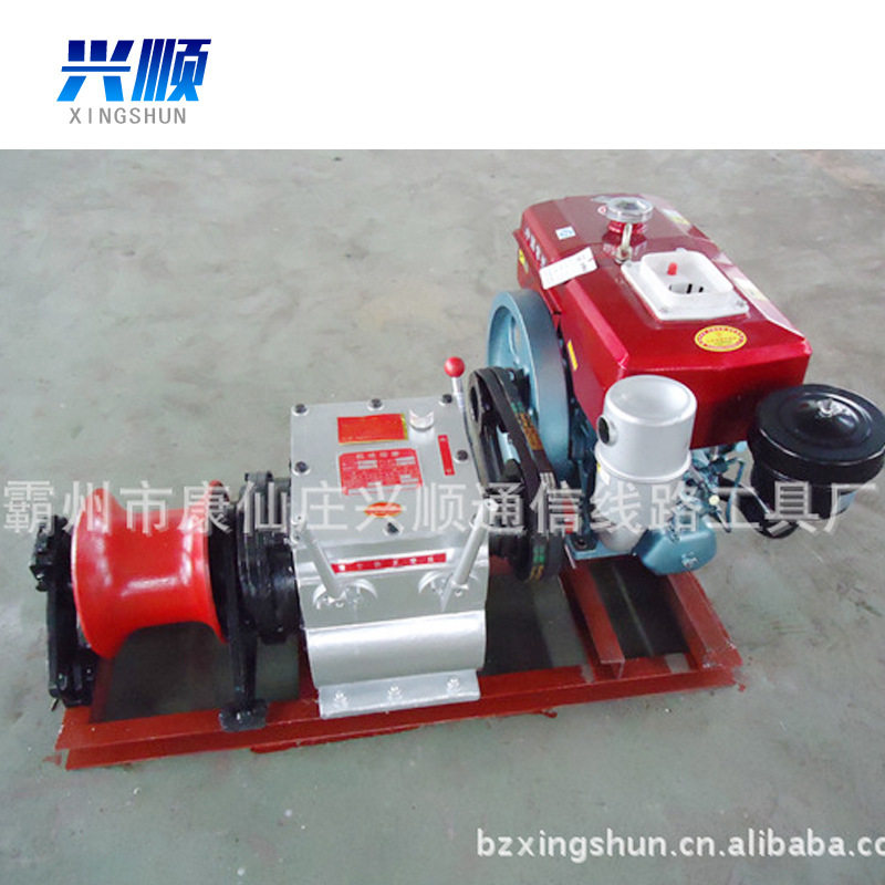 批发工程施工设备绞磨机电缆牵引绞磨放线机8T柴油汽油绞磨牵引机 - 图2