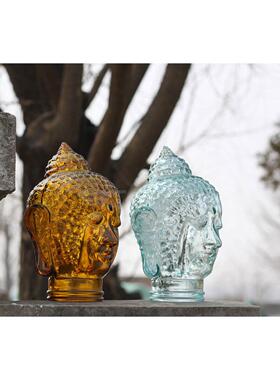 稻谷藏库 西班牙 玻璃头像摆件 道具