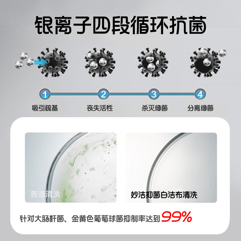 妙洁木浆洗碗海绵厨房宝宝专用婴儿刷