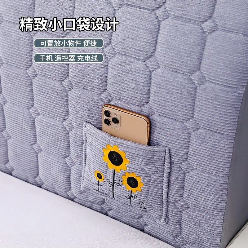 新款简约夹棉床头套罩弹力全包布艺床头罩欧式木板软包靠垫防尘罩,淘宝优惠券,粉丝福利购,淘宝优惠卷