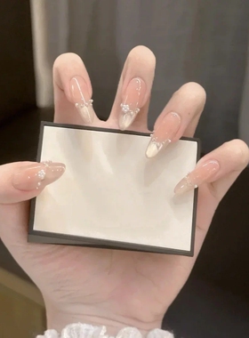 T&Z（美妆）法式美甲穿戴甲2026新款高级感显白中长款成品甲片