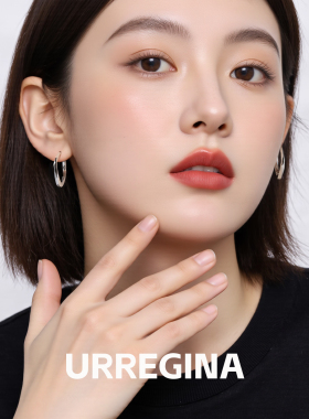 URREGINA新款几何方形耳环