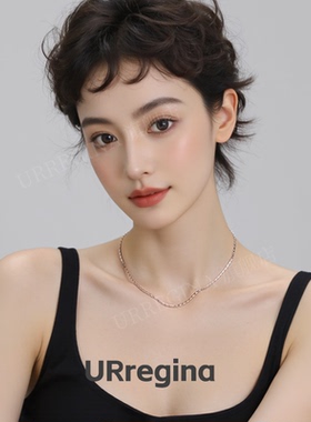 URREGINA银项链高级感蛇骨链