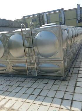 SUS304不锈钢水箱 201316材质食品级方形蓄水池消防水塔 现场焊接