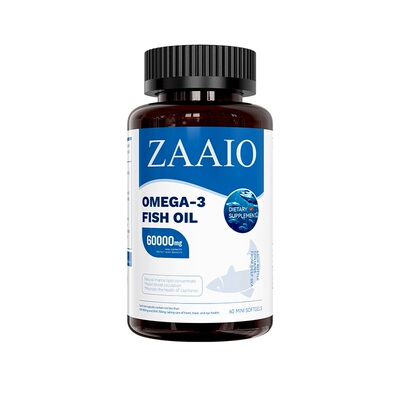 ZAAIO鱼油胶囊60粒装补充Omega-3